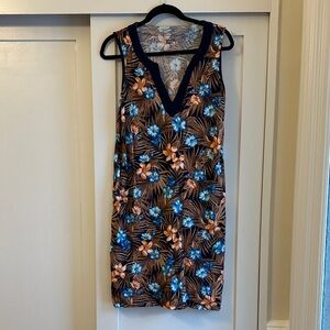 Lands' End Floral Patterned Fabric